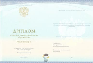 Диплом Алтайского промышленно-экономического колледжа СпецБланк 2014-2020 годов